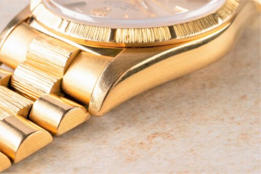 18248 Day-Date (Double Quick BARK finish / unpolished / full set / LC 100) – Bild 8