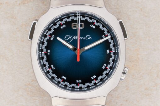 6902-1201 Streamliner Flyback Chronograph (2020 full set Germany / blue sunray) – Bild 3