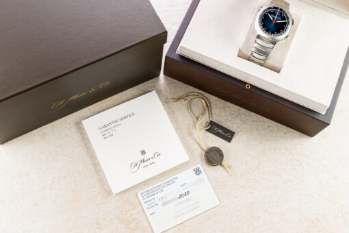 6902-1201 Streamliner Flyback Chronograph (2020 full set Germany / blue sunray) – Bild 5
