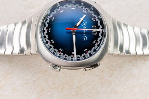 6902-1201 Streamliner Flyback Chronograph (2020 full set Germany / blue sunray) – Bild 9