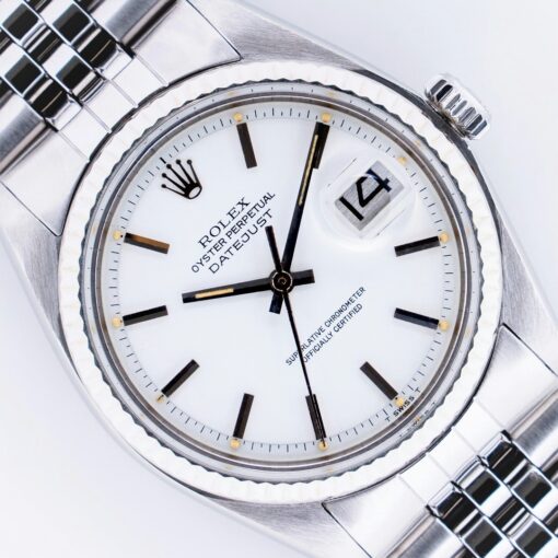 1601 Datejust (rare pie-pan white dial / 62510 jubilee)