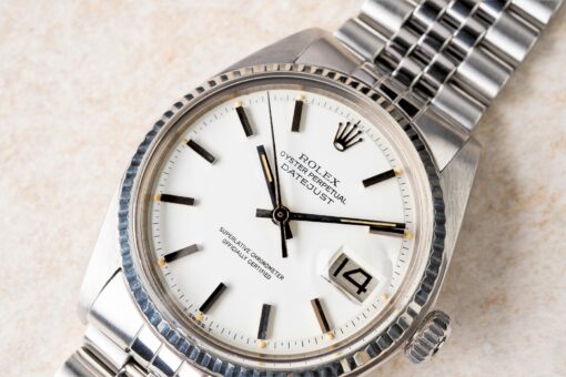 1601 Datejust (rare pie-pan white dial / 62510 jubilee) – Bild 3