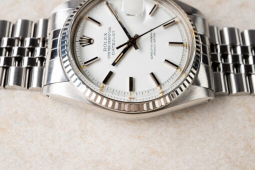 1601 Datejust (rare pie-pan white dial / 62510 jubilee) – Bild 4