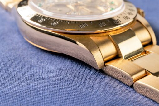 16528 Daytona (super rare emerald pave dial / w serial / LC 100 full set) – Bild 8