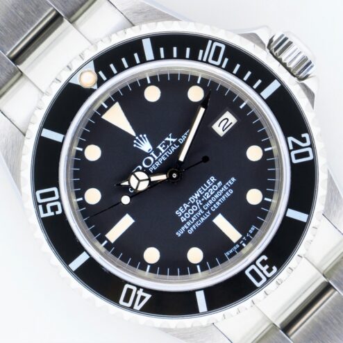 16660 Sea-Dweller (MK1 matte dial / unpolished / lovely patina)
