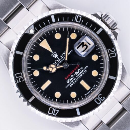 1680 Red Submariner (Maxi MK6 dial / strong patina)
