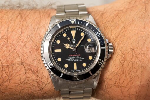 1680 Red Submariner (Maxi MK6 dial / strong patina) – Bild 2