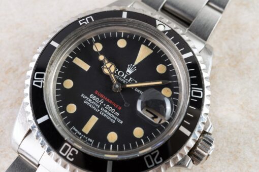 1680 Red Submariner (Maxi MK6 dial / strong patina) – Bild 3
