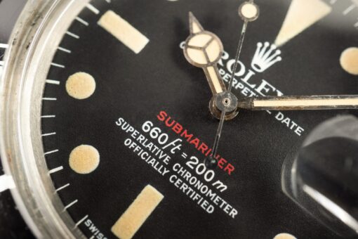 1680 Red Submariner (Maxi MK6 dial / strong patina) – Bild 4