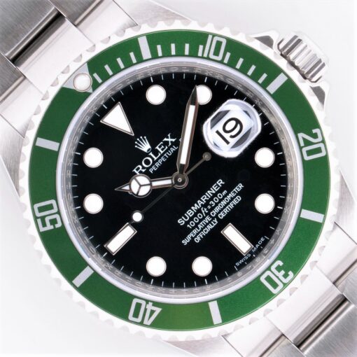 16610LV Submariner Date Kermit (unpolished / rehaut / collectors set)