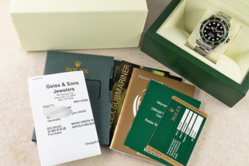 16610LV Submariner Date Kermit (unpolished / rehaut / collectors set) – Bild 4