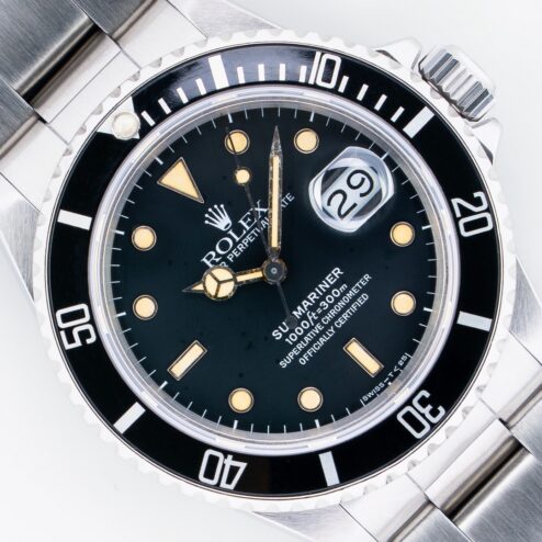 168000 Submariner Date (tripple zero / matte dial / top patina / service papers)