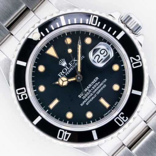 168000 Submariner Date (tripple zero / matte dial / top patina / service papers)