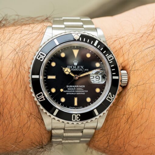 168000 Submariner Date (tripple zero / matte dial / top patina / service papers) – Bild 2