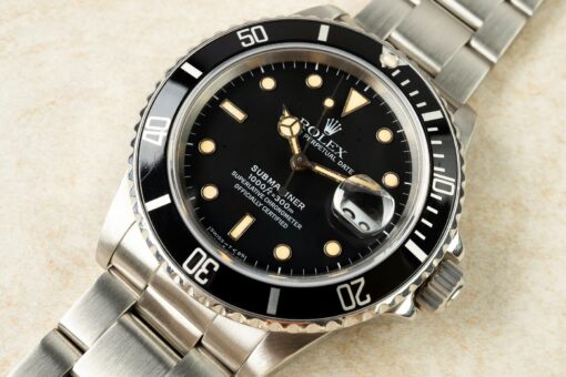 168000 Submariner Date (tripple zero / matte dial / top patina / service papers) – Bild 4