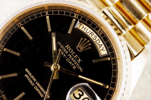18038 Day-Date (quickset / black tritium dial) – Bild 4
