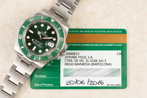 116610LV Submariner Date HULK (full set spain / top condition) – Bild 3