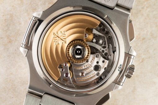 5980/1A-001 Nautilus Chrono (blue dial / full set 2014 GERMAN / 2022 Bucherer service) – Bild 6
