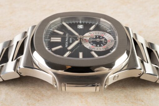 5980/1A-001 Nautilus Chrono (blue dial / full set 2014 GERMAN / 2022 Bucherer service) – Bild 7