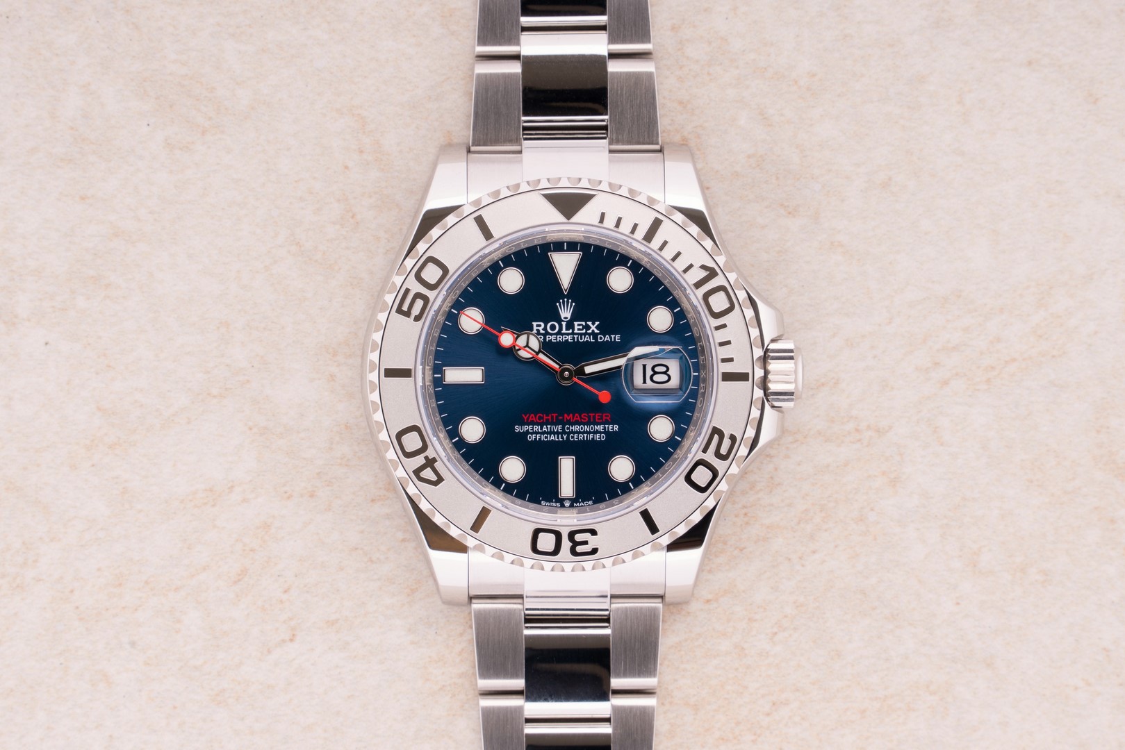 126622 Yachtmaster blue dial 2022 LC 100 Germany THE WATCHGUY