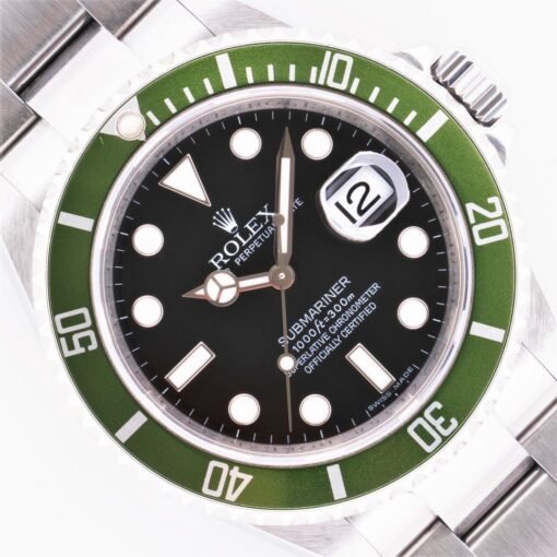 16610LV Submariner Date Kermit (LC 100 / unpolished / lime green)