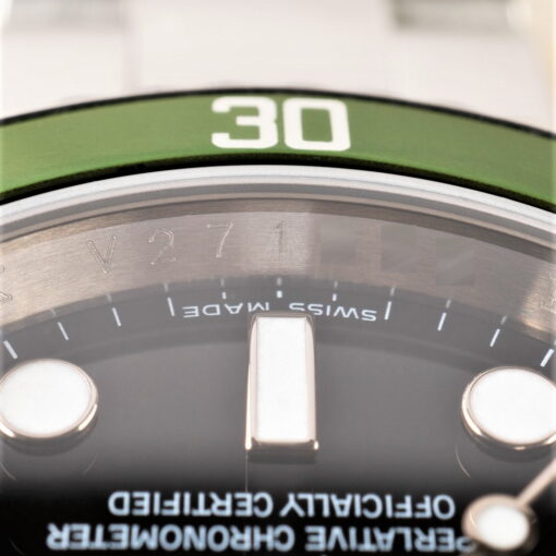 16610LV Submariner Date Kermit (LC 100 / unpolished / lime green) – Bild 11