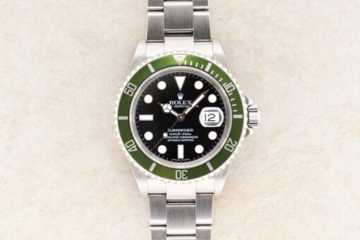 16610LV Submariner Date Kermit (LC 100 / unpolished / lime green) – Bild 3