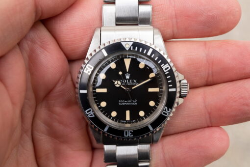 5513 Submariner (meters first / kiss4 inlay / 7206 rivet oyster / light tropical) – Bild 2
