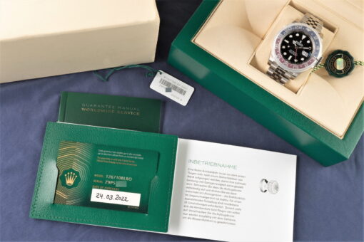 126710BLRO GMT-Master II (full stickers / new / 2022 / german watch LC100) – Bild 3