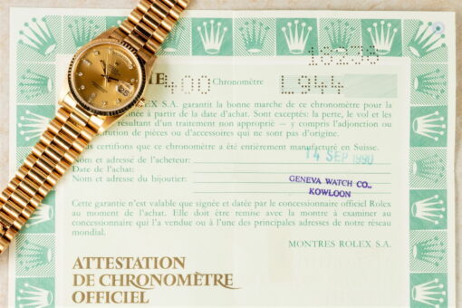 18238 Day-Date (unpolished collectors grad / full set / full bracelet) – Bild 3