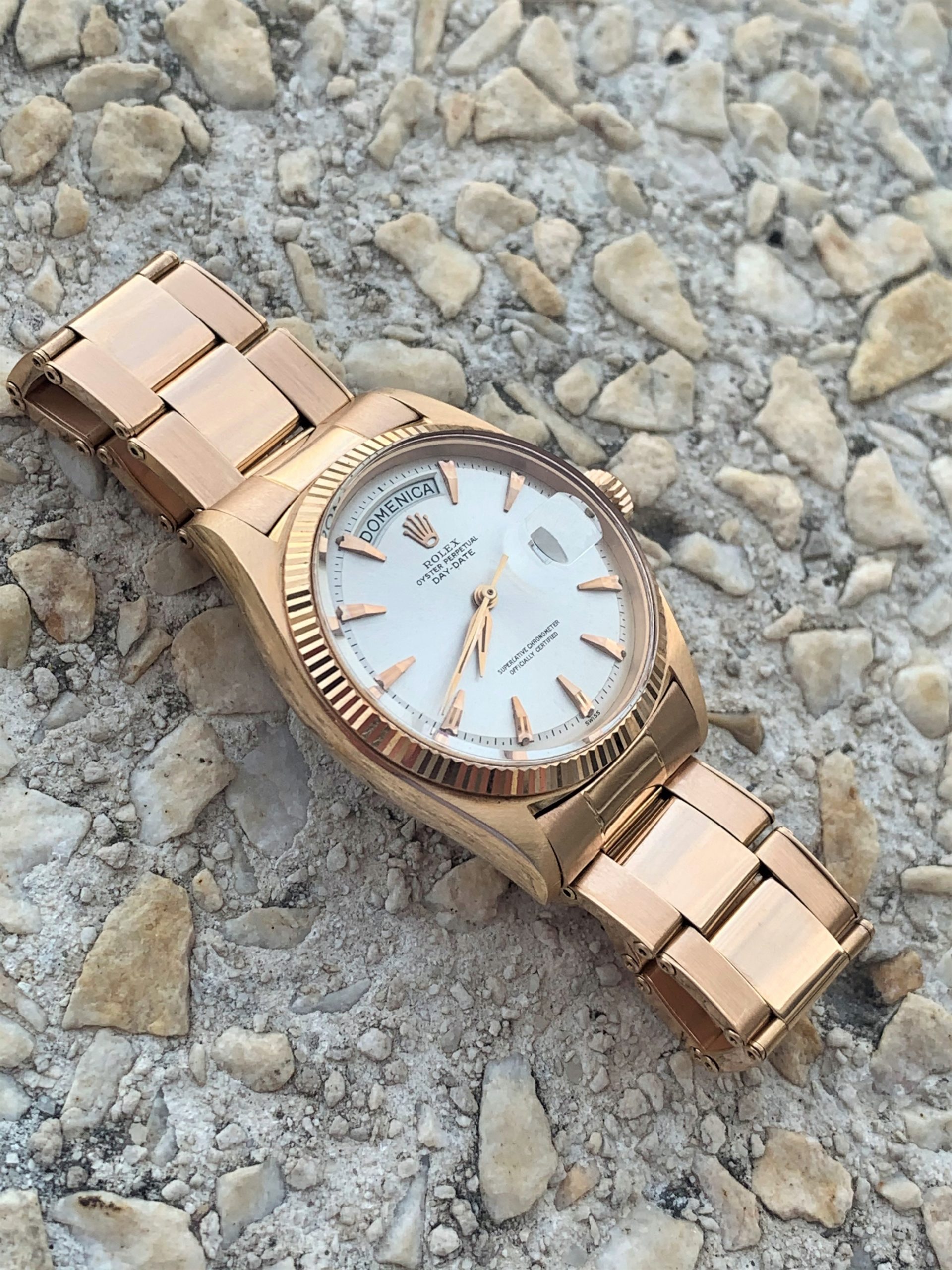 Rolex 1803 rose gold sale