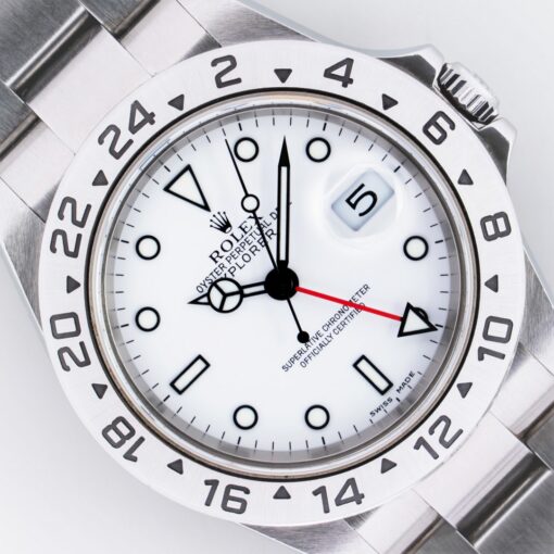 16570 Explorer II (white polar dial / box papers / unpolished)