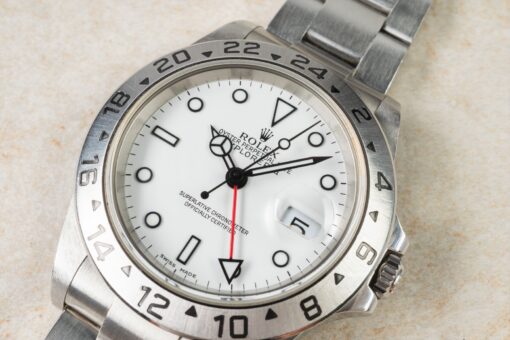 16570 Explorer II (white polar dial / box papers / unpolished) - Image 2