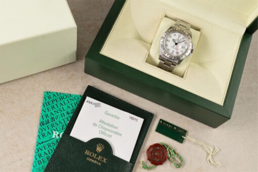 16570 Explorer II (white polar dial / box papers / unpolished) - Image 4