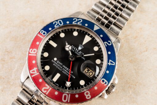 1675 GMT-Master (LC 100 Germany / full set / MAXI MKIV Dial / top redback inlay) – Bild 4