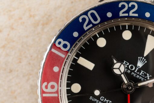 1675 GMT-Master (LC 100 Germany / full set / MAXI MKIV Dial / top redback inlay) – Bild 8
