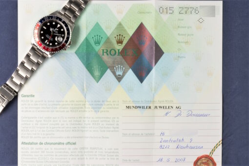 16710 GMT-Master II (like new / Z serial / rectangular dial / full set) – Bild 3