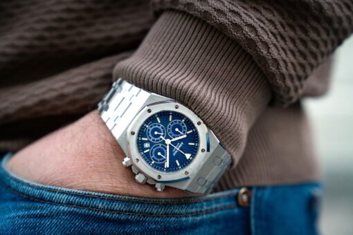 25860ST Royal Oak Chongraph Kasparov (top condition / BLUE Dial / full set) – Bild 2