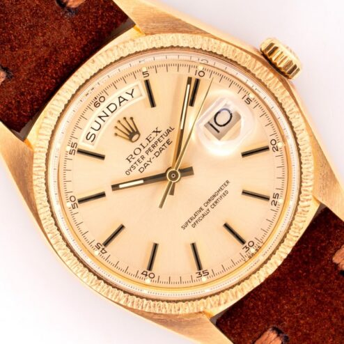 1807 Day-Date 36 (Borke / bark finish / 1977 unpolished / top condition)