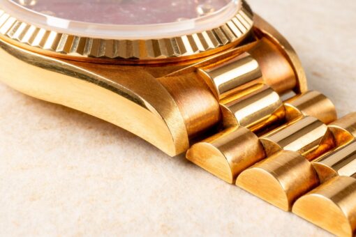 18238 Day-Date 36 (super rare grossular pinball stone dial / unpolished collectors set) - Image 10