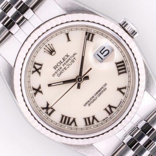 16234 Datejust 36 (unpolished / cream dial / full set)