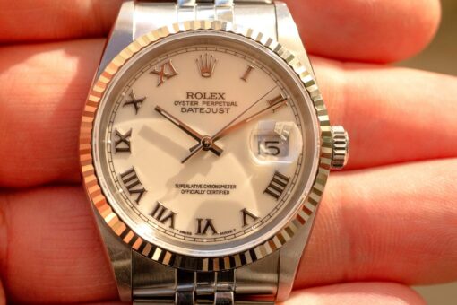 16234 Datejust 36 (unpolished / cream dial / full set) – Bild 2