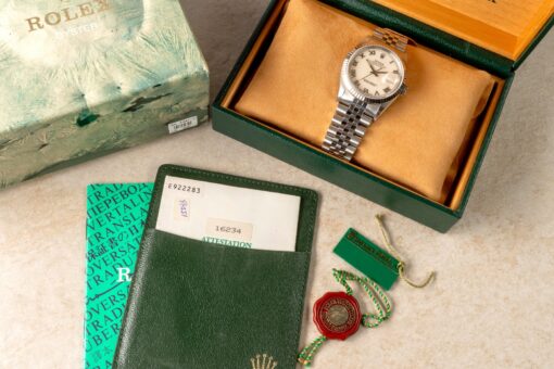 16234 Datejust 36 (unpolished / cream dial / full set) – Bild 4