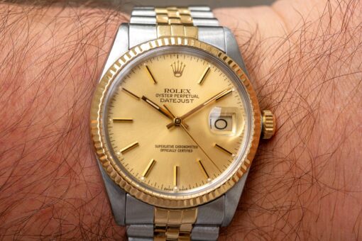 16013 Datejust (golden sunray dial / 1982) – Bild 3