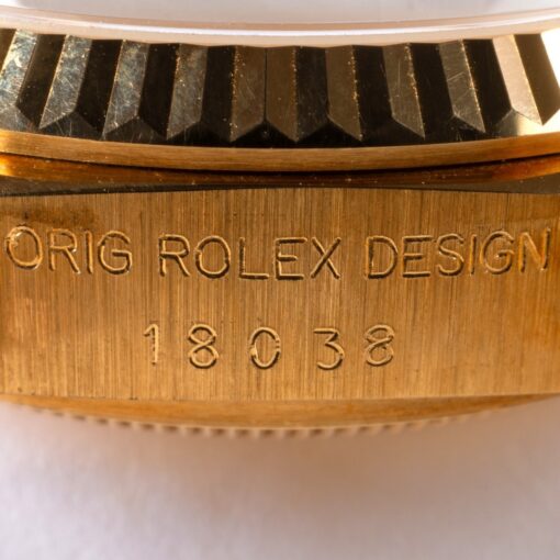 18038 Day-Date (ONYX dial / unpolished top watch / full set) – Bild 14