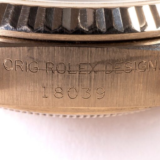 18039 Day-Date (unpolished thick case version / petrol blue diamond dial) – Bild 13