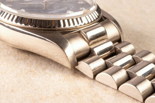 18039 Day-Date (unpolished thick case version / petrol blue diamond dial) – Bild 7