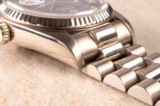 18039 Day-Date (unpolished thick case version / petrol blue diamond dial) – Bild 9