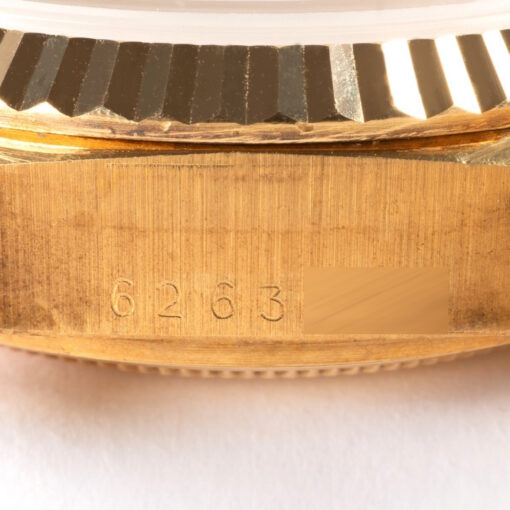 18038 Day-Date 36 (thick case version / lemon diamond baguette string dial) – Bild 13