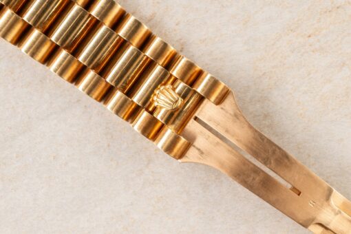 18038 Day-Date (wonderful unpolished condition / golden sunray dial) – Bild 10